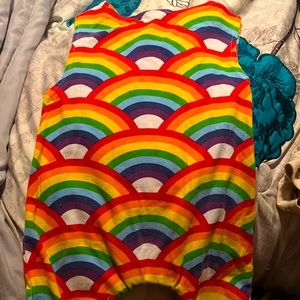 Rainbow body suit